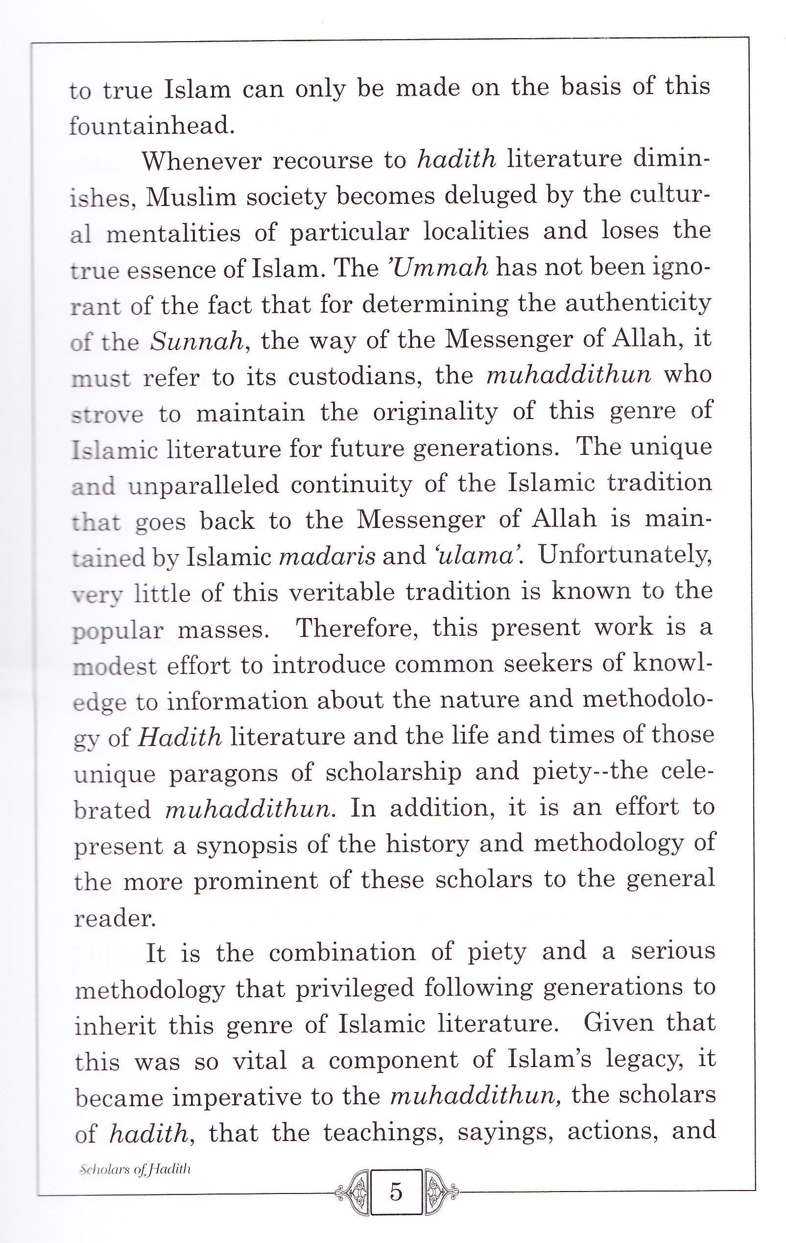 Scholars of Hadith - Premium Textbook from IQRA' international Educational Foundation - Just $4! Shop now at IQRA Book Center | A Division of IQRA' international Educational Foundation