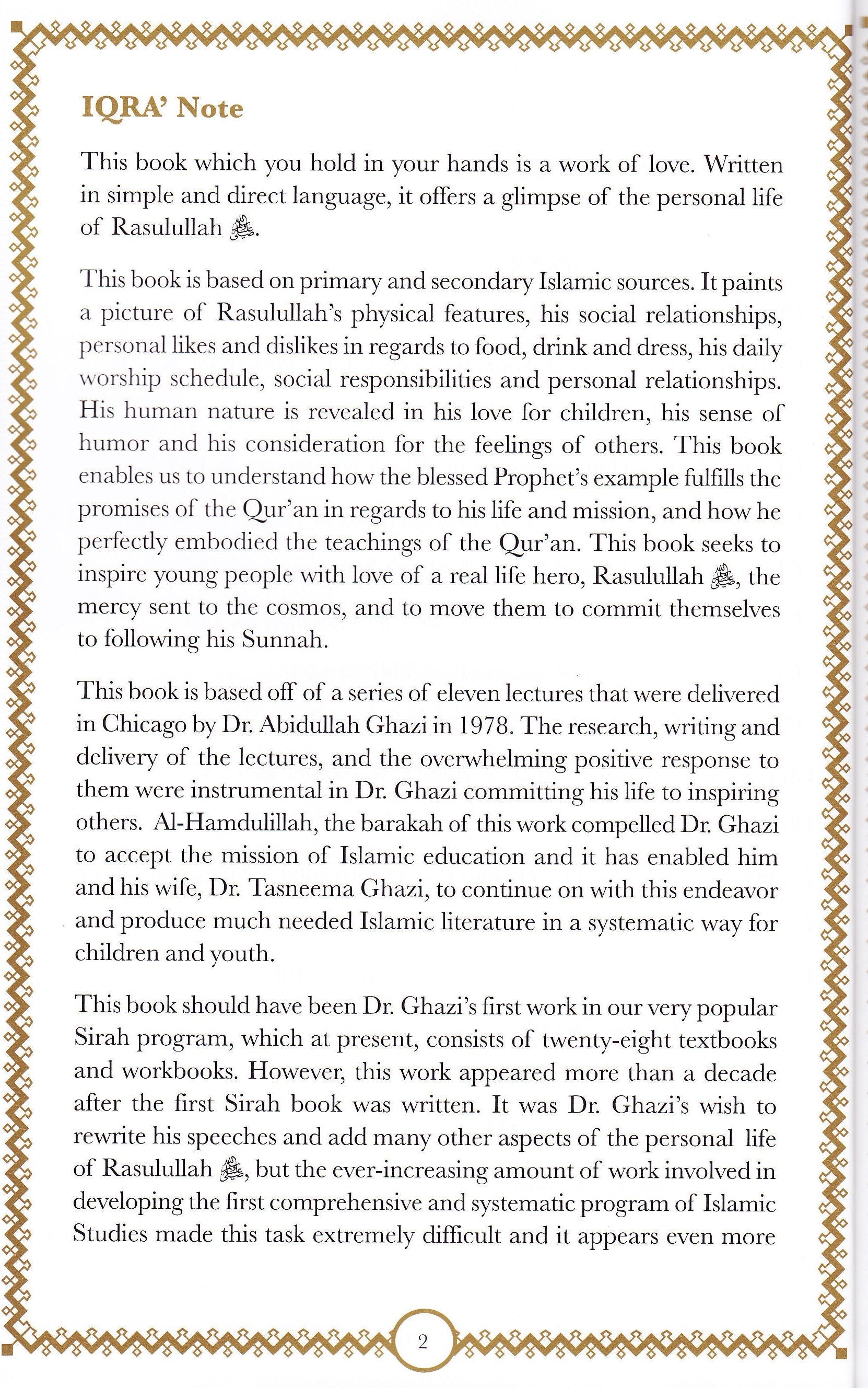 Life of Perfection Shama'il of Rasulullah - Premium Textbook from IQRA' international Educational Foundation - Just $9! Shop now at IQRA' international Educational Foundation