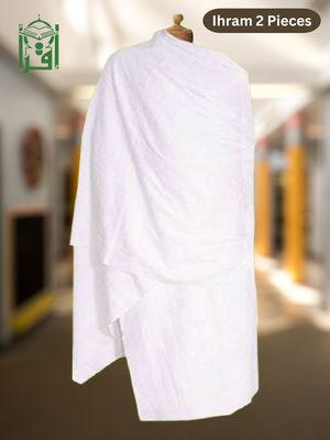 Ihram-Ahram 2 Pieces Towel - Premium Ihram from Zam Zam Publishers - Just $45! Shop now at IQRA Book Center 