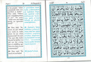 30 Para Set English Transliteration Roman-Pocket Size. Ref.903 - Premium Quran from I.B Publishers, Inc. - Just $35! Shop now at IQRA Book Center 