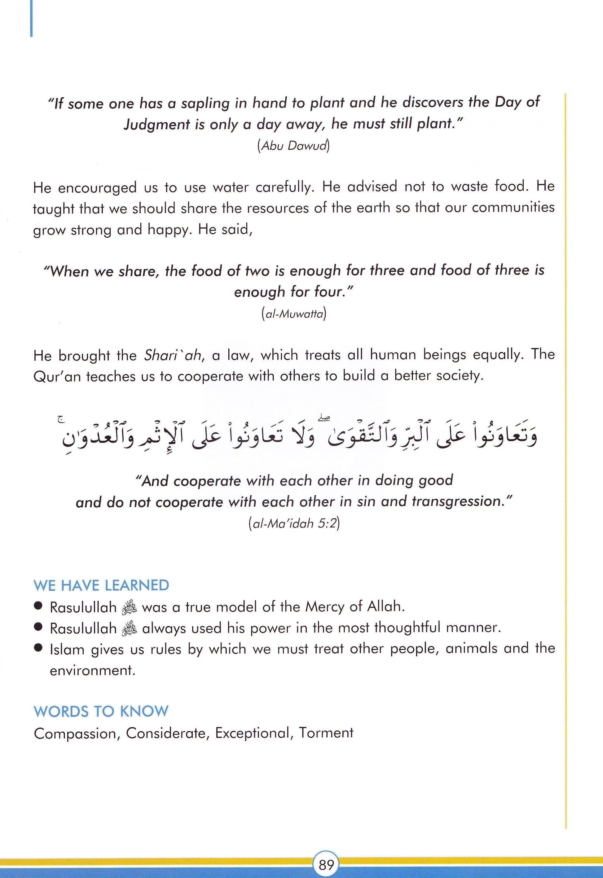 Sirah of our prophet Grade 6 (Mercy to Mankind Madinah) Textbook - Premium Textbook from IQRA' international Educational Foundation - Just $14.99! Shop now at IQRA Book Center 