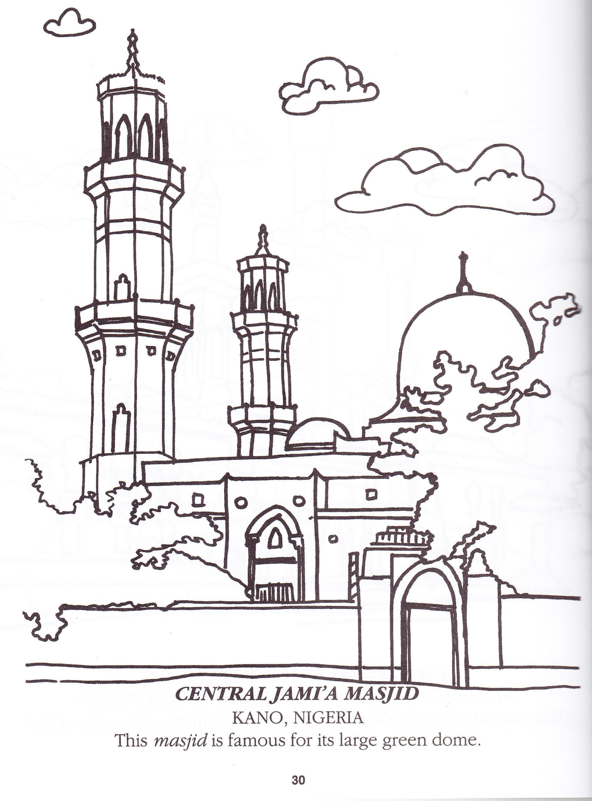 Masajid Allah Coloring Book - Premium Activity Coloring Book from IQRA INT'L EDUCATIONAL FOUNDATION, INC - Just $5! Shop now at IQRA' international Educational Foundation