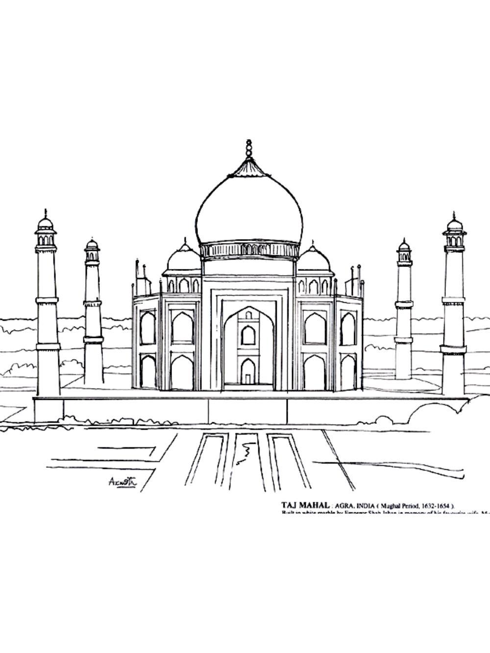 Islamic Architecture Coloring Book - Premium Activity Book from IQRA' international Educational Foundation - Just $3! Shop now at IQRA Book Center 