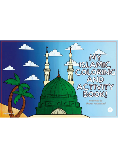 My Islamic Coloring and Activity Book - Premium Activity Coloring Book from Hani Book Store - Just $9.99! Shop now at IQRA Book Center 