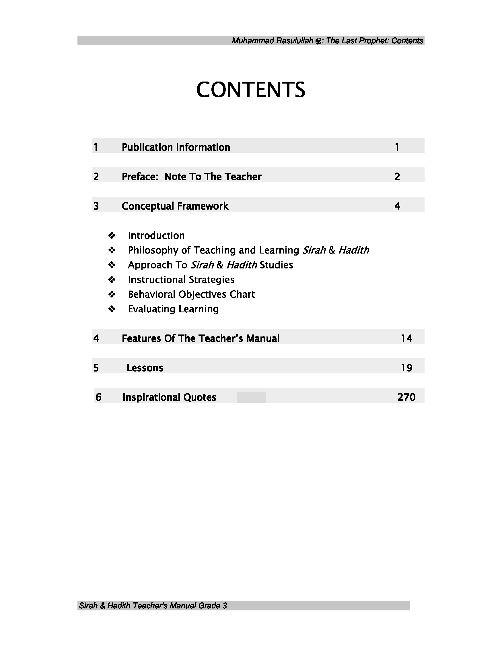 Teacher's Manual: Sirah of our Prophet Grade 1 - Premium Textbook from IQRA' international Educational Foundation - Just $35! Shop now at IQRA Book Center | A Division of IQRA' international Educational Foundation