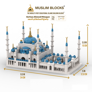 Model of Sultan Ahmed Mosque - Educational Islamic Building Blocks Set - Premium Puzzle and Game from Hani Book Store - Just $44.99! Shop now at IQRA Book Center 