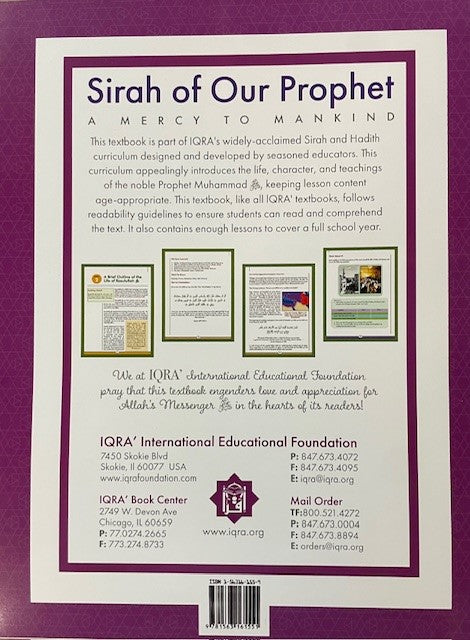 Sirah of our Prophet Grade 5 (Mercy to Mankind: Makkah) Workbook - Premium Workbook from IQRA' international Educational Foundation - Just $7.99! Shop now at IQRA Book Center 