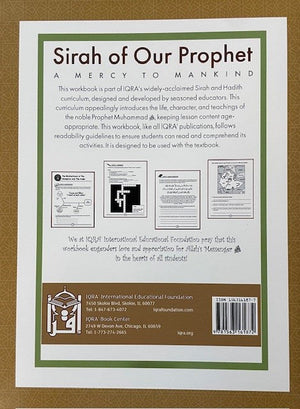 Sirah of our prophet Grade 6 (Mercy to Mankind Madinah) Workbook - Premium Workbook from IQRA' international Educational Foundation - Just $7.99! Shop now at IQRA Book Center 