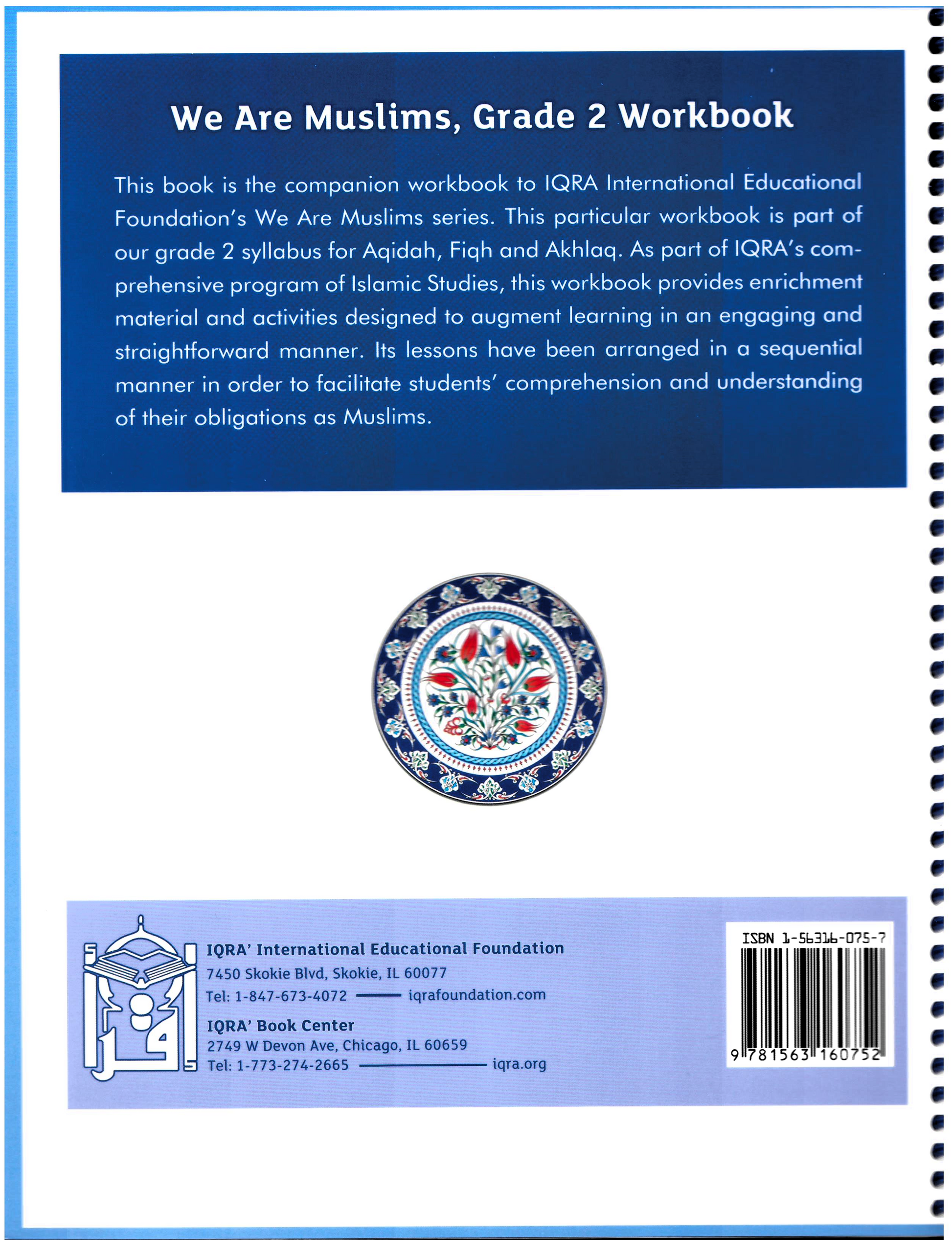 We Are Muslims: Elementary Grade 2 Workbook - Premium Workbook from IQRA' international Educational Foundation - Just $8! Shop now at IQRA' international Educational Foundation